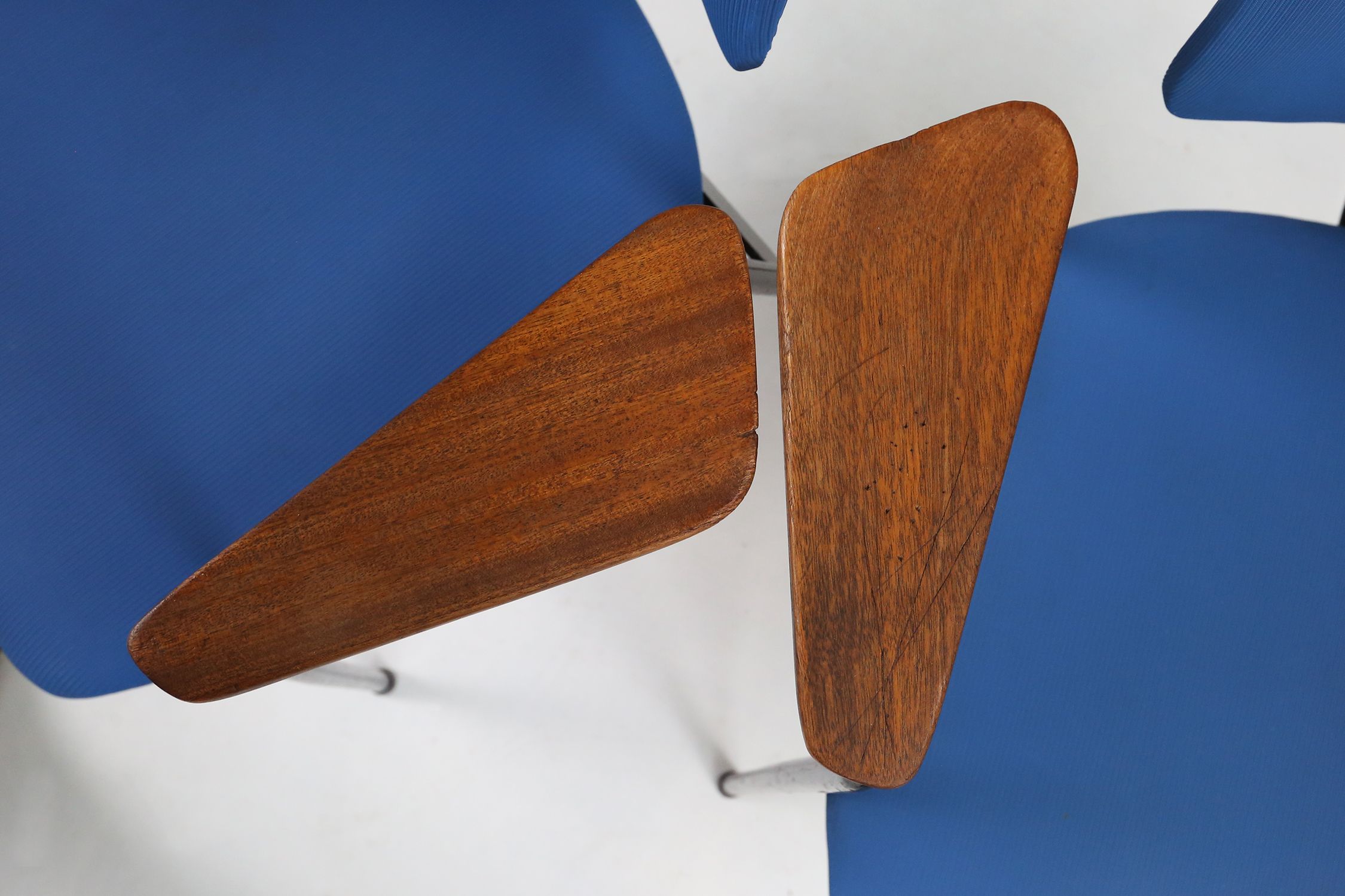 Set of 6 Dining Chairs by Willy Van Der Meeren for Tubax, Belgium, 1950sthumbnail